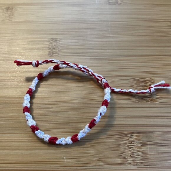 Calista Bracelet, anklet, trendy, comfortable, tie, embroidery thread, woven, gi - Picture 1 of 3